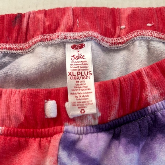Justice Multicolor Tie-Dye Sweatpants - Picture 5 of 6